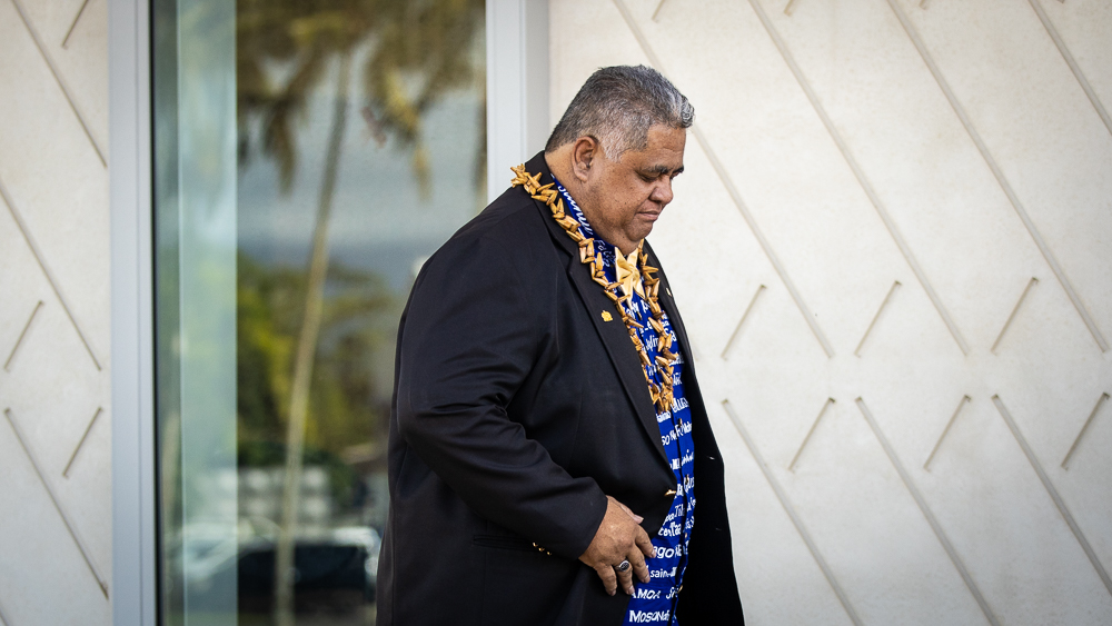 Laauli's resignation "from God"; return uncertain