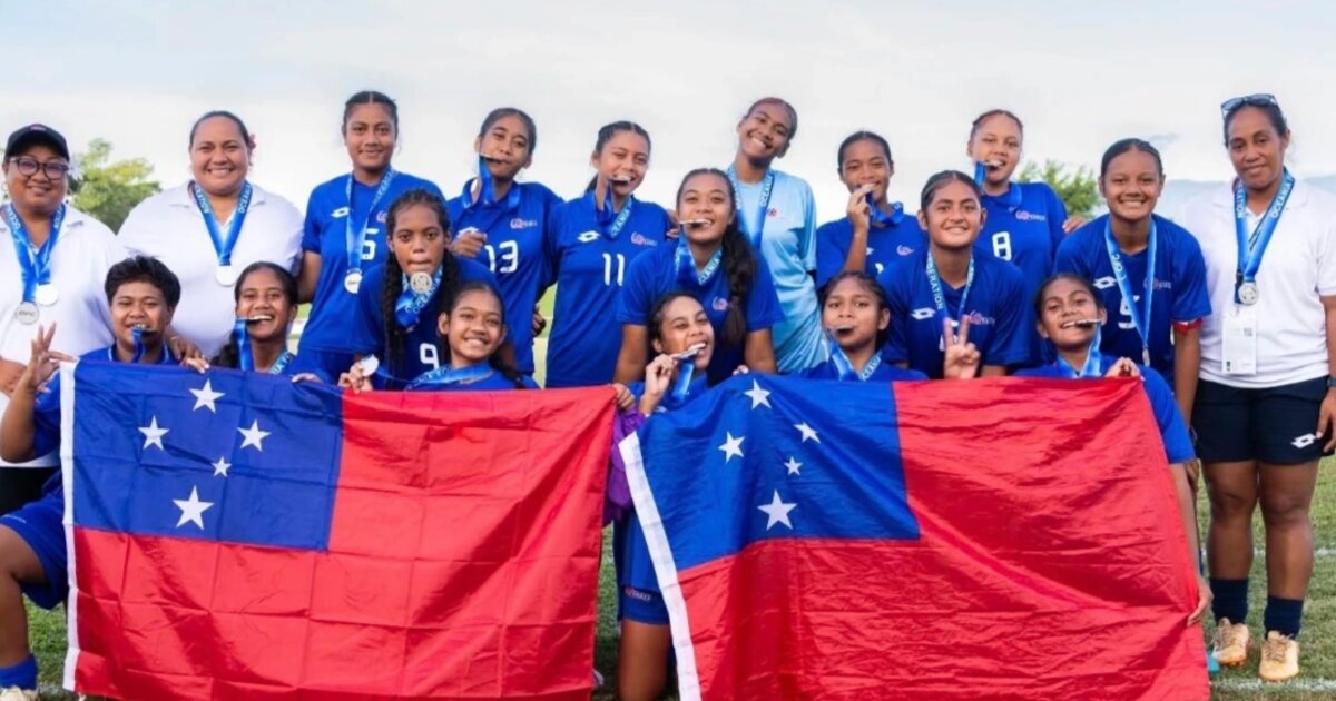 U-15 girls claim silver at OFC tournament