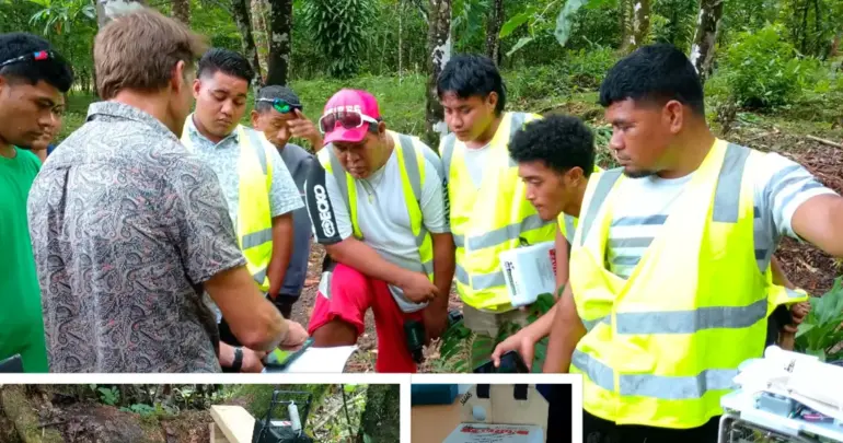 Rat traps deployed to combat invasive species in Samoa forests