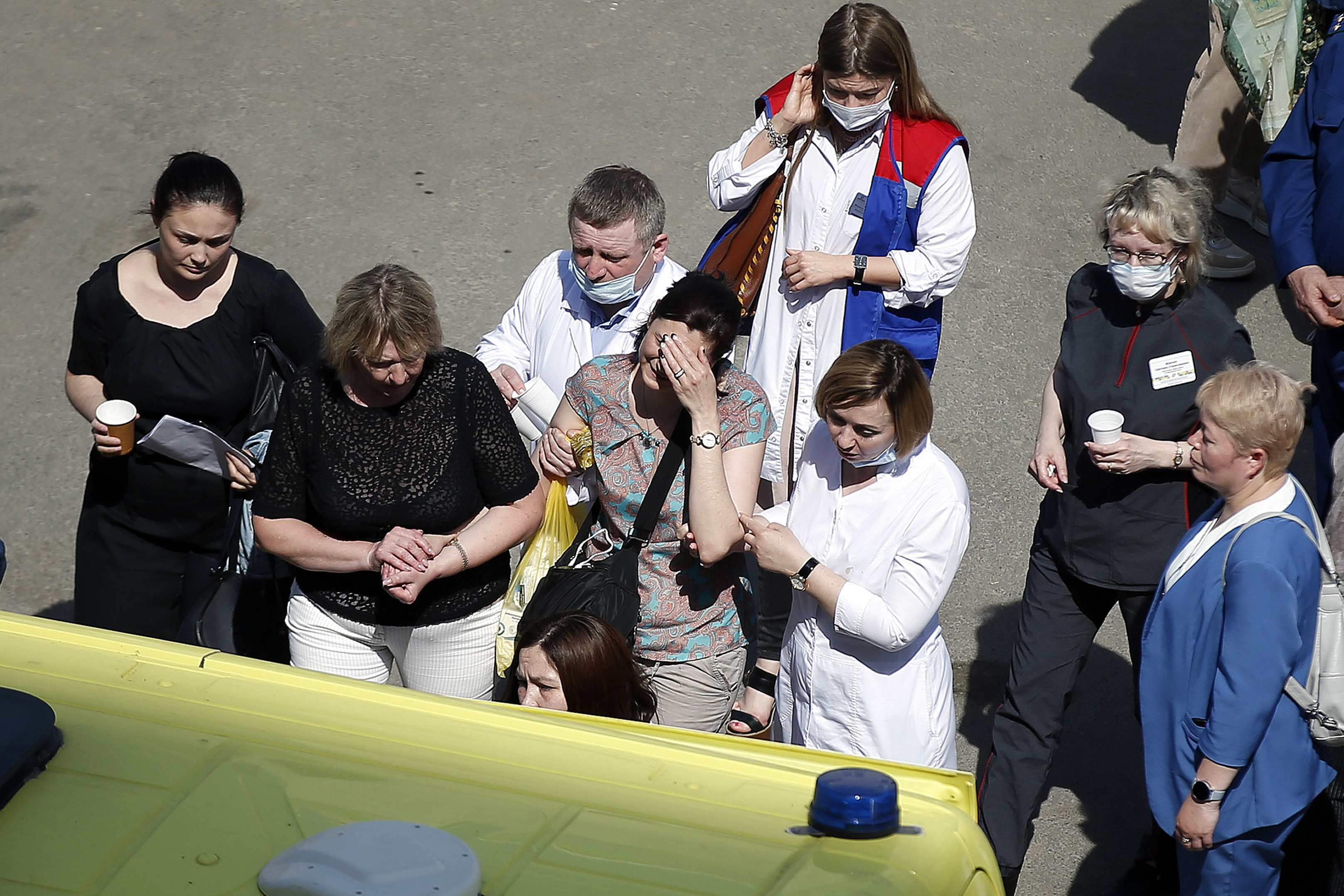 School shooting in Russia kills 9 people; suspect arrested
