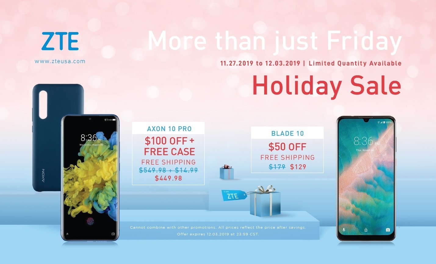ZTE Black Friday Deals Extend to Cyber Monday for its Most Popular Smartphones