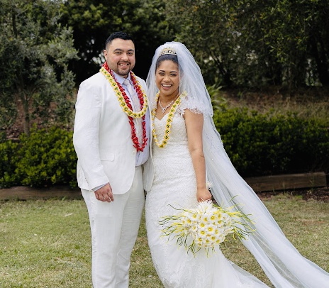 Former Miss World Samoa weds companion
