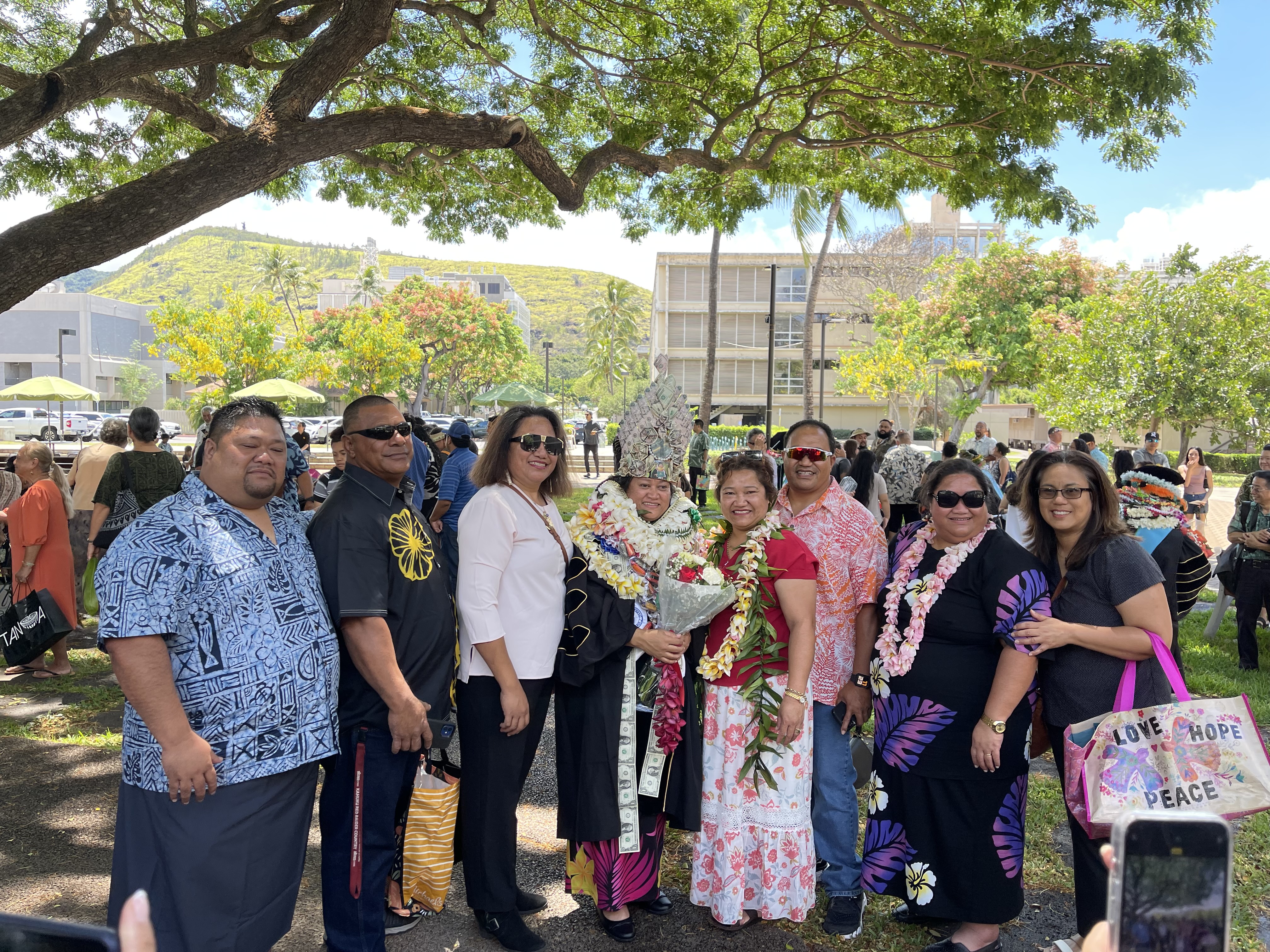 Doctorate recipient dedicates success to parents