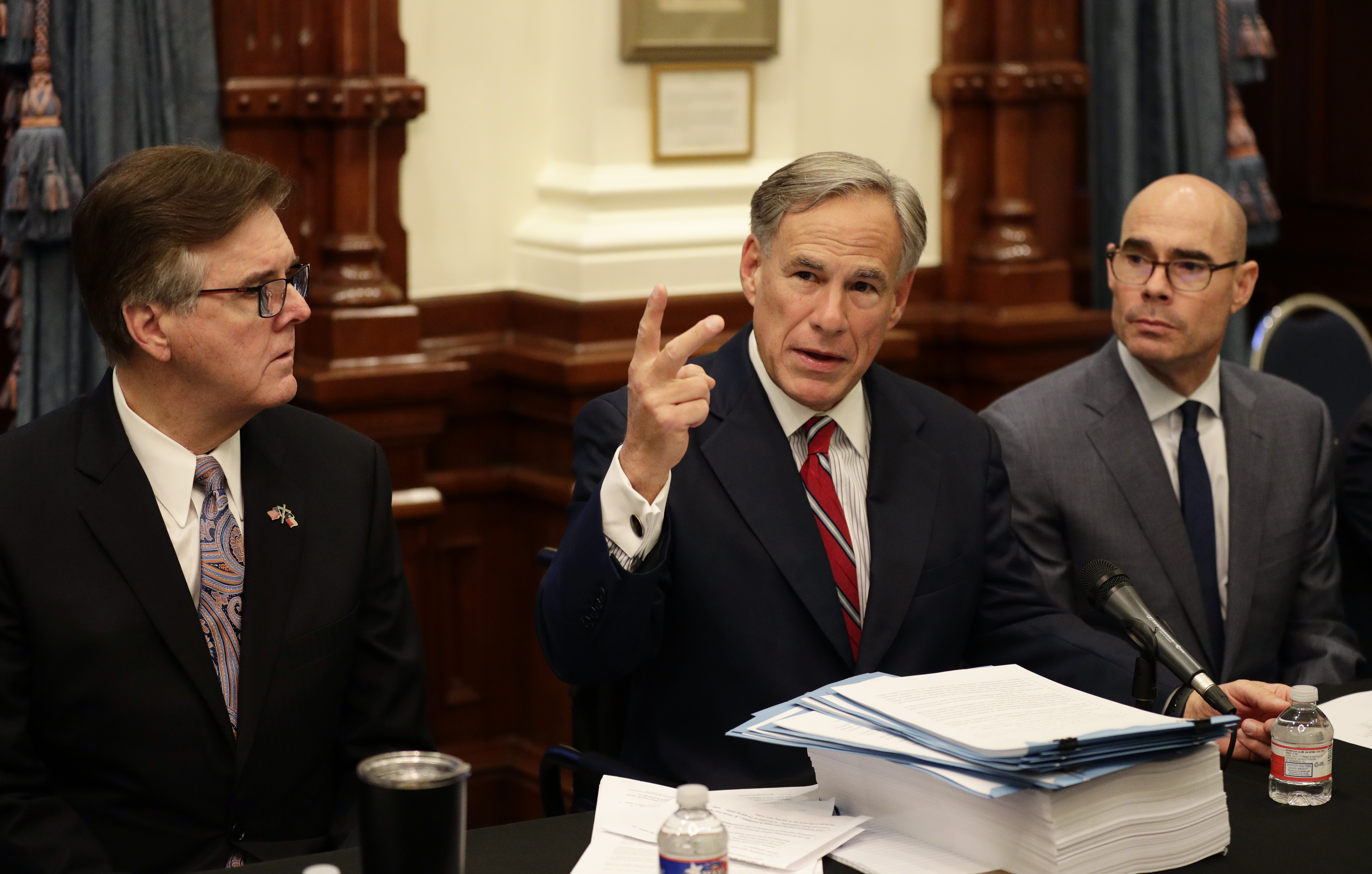 Texas governor meets with tech officials about quelling hate
