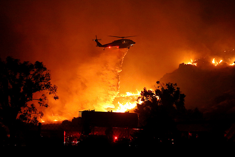 California winds move south, may force new power outages