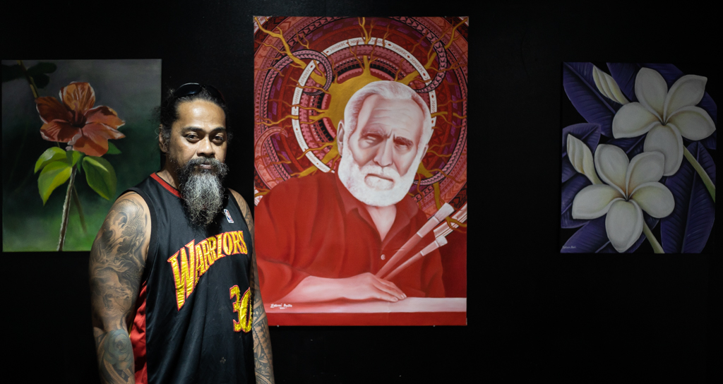 Italian artist honoured by Samoan students