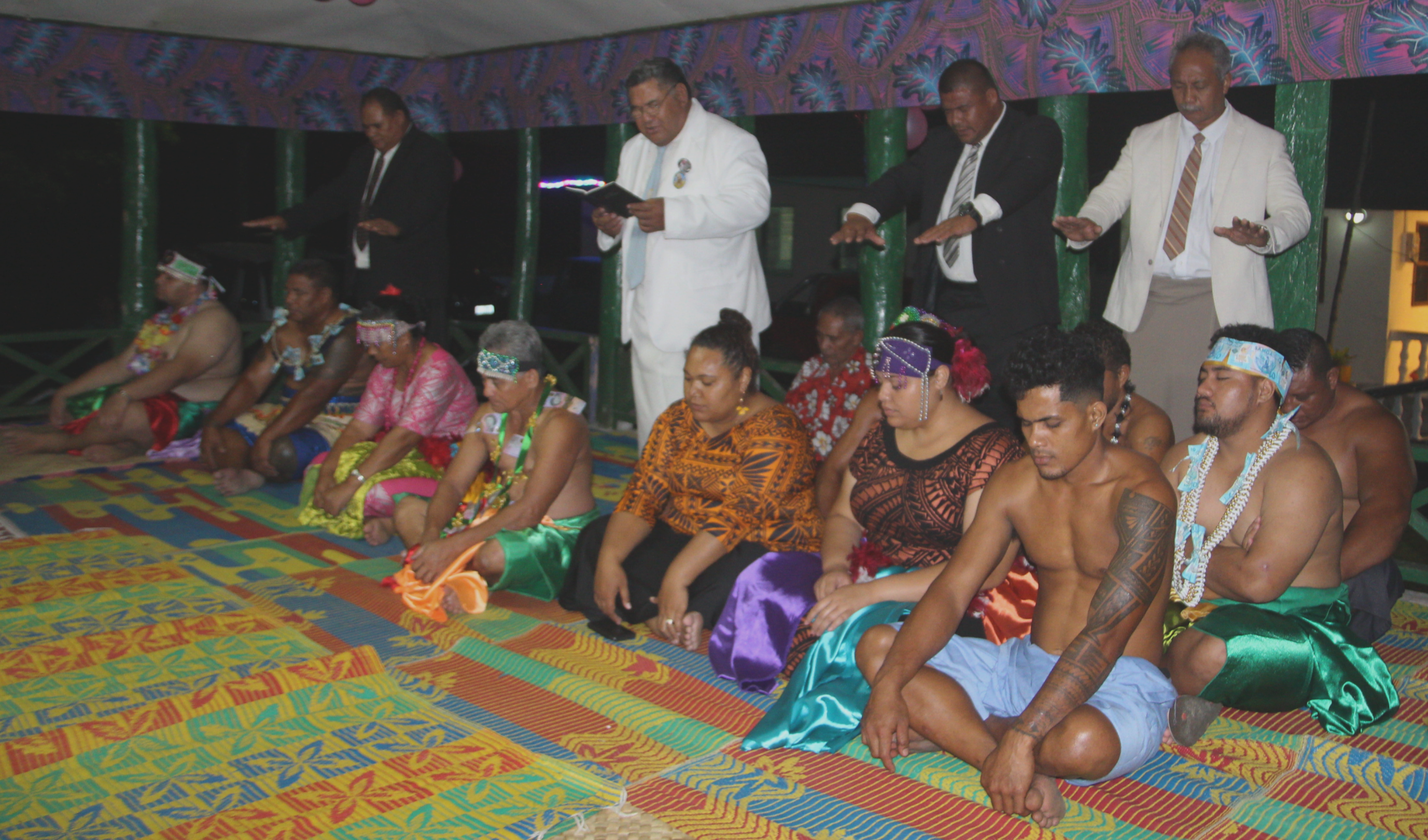 Tofa and Toleafoa title bestowal at Saipipi, Savaii. 