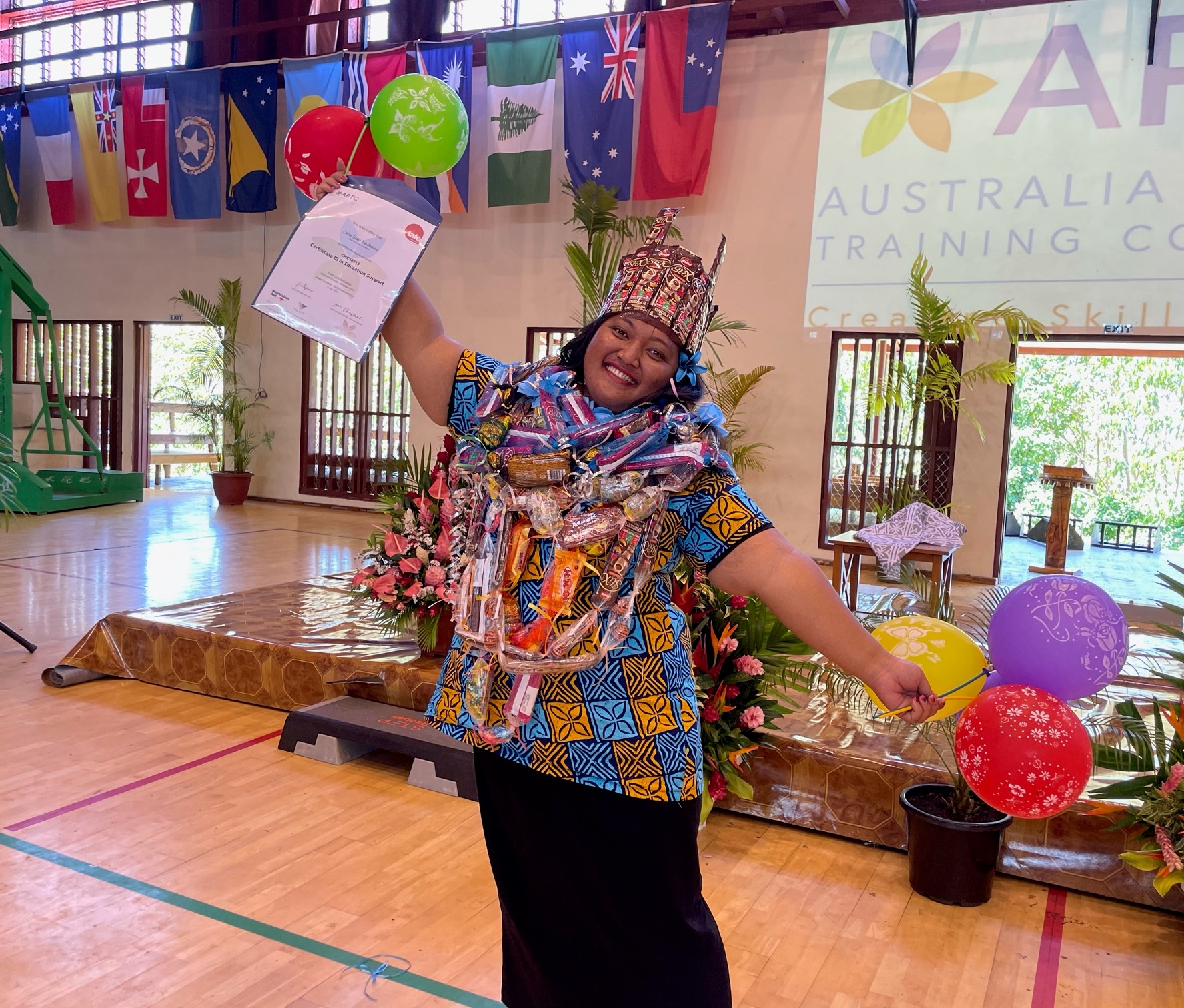 Single mother graduates with broadened horizons