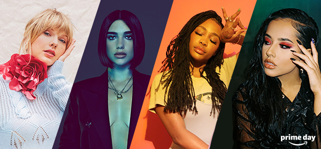 Amazon Music Announces Taylor Swift to Headline the Prime Day Concert, Featuring Additional Performances From Dua Lipa, SZA, and Becky G