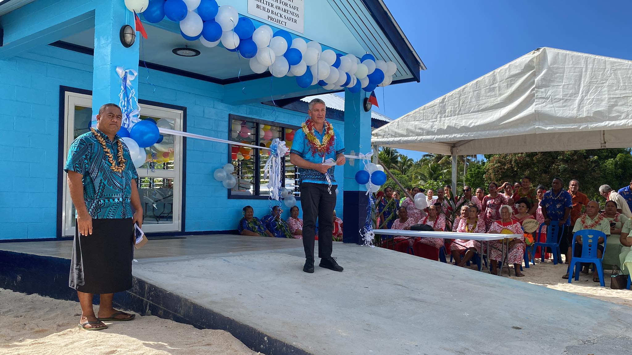 Salamumu dedicates Evacuation Shelter 