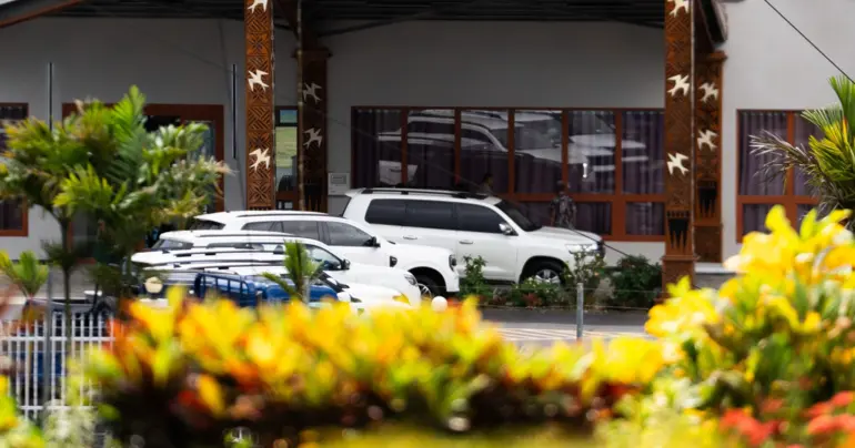 PM lands at Faleolo amidst tight security 