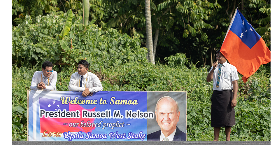 Welcome to Samoa President Nelson. Thank you for your generosity