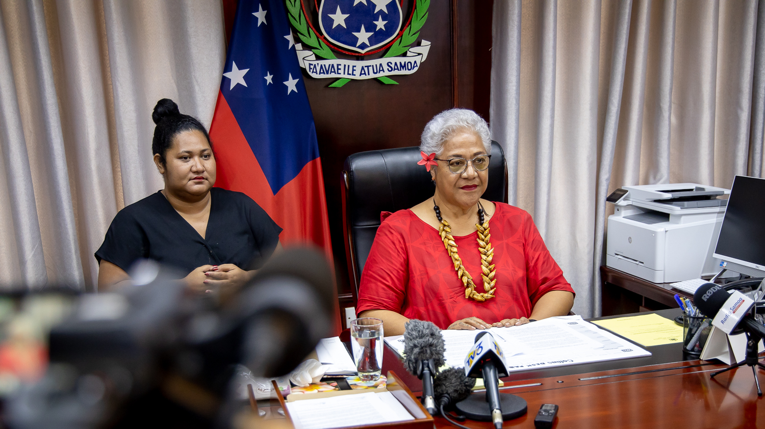 P.M. Fiame calls for support as Samoa goes into 48-hour lockdown