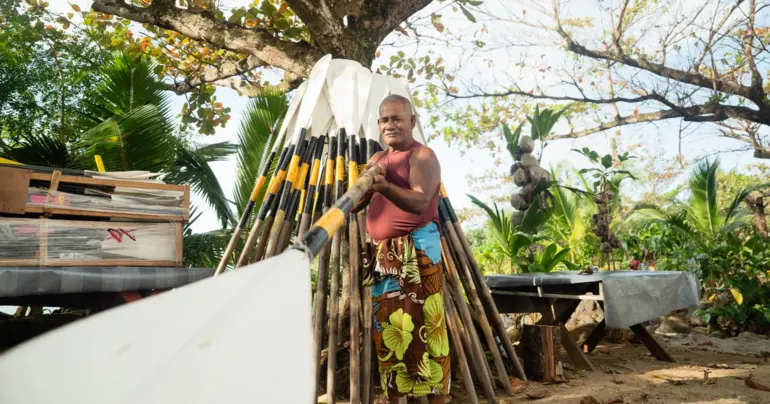 Going strong at 65: Tolotolo Tama Uli's oldest rower