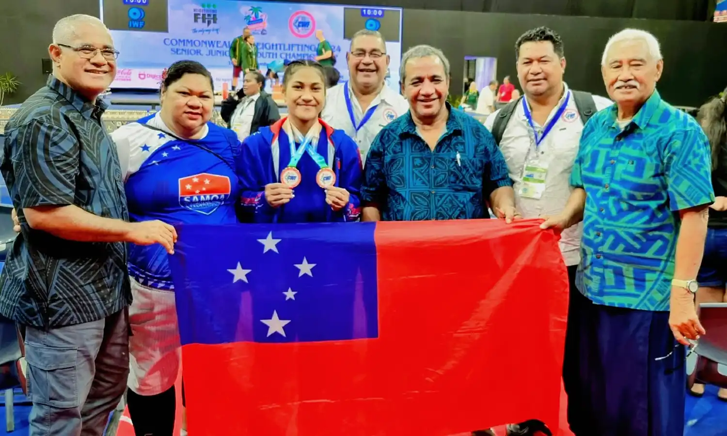 Youngest lifter secures two gold 