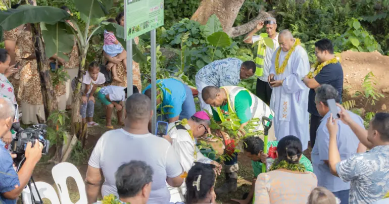 Moamoa's 150 hectare conservation area opens