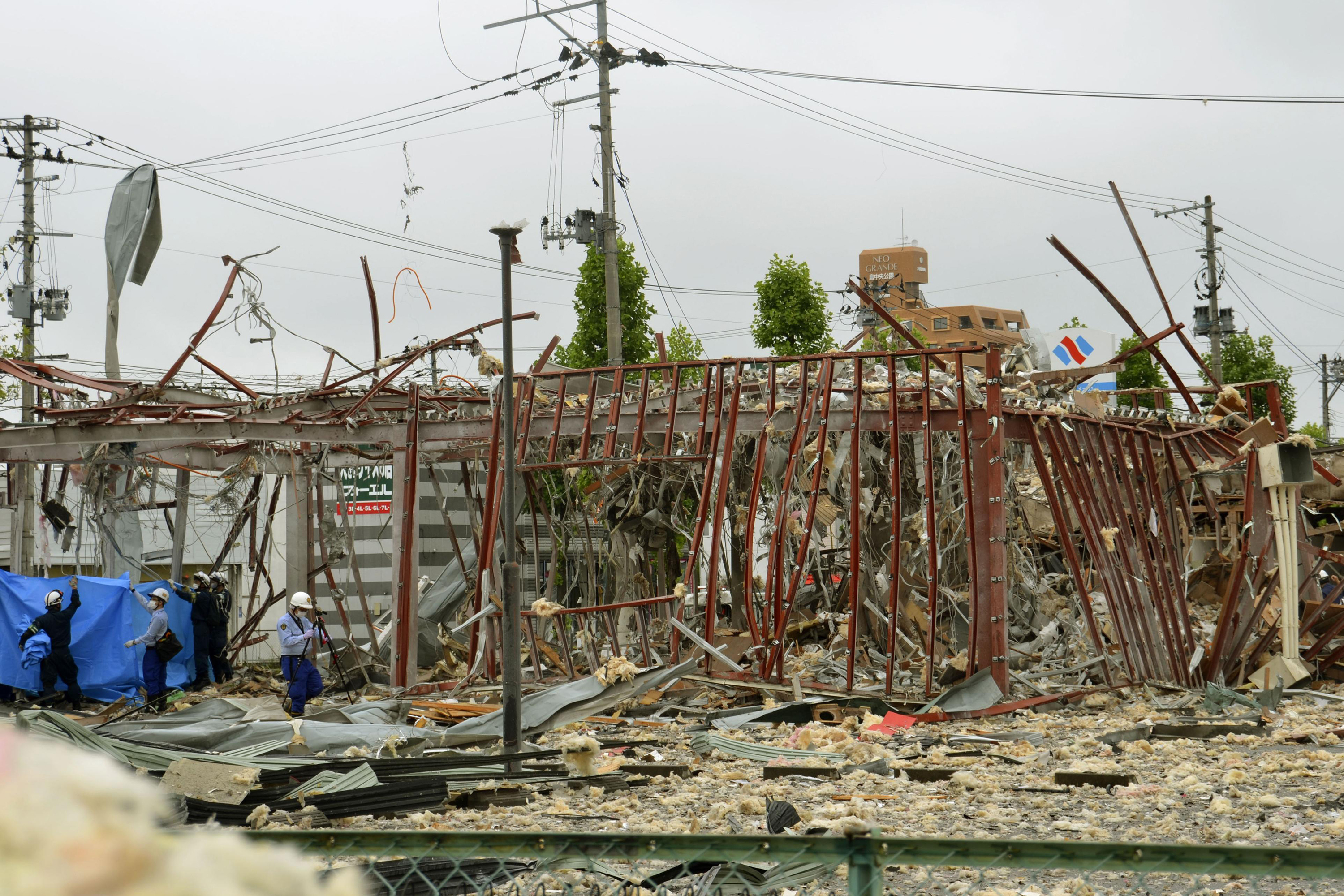 Suspected gas leak in northern Japan kills 1, injures 17