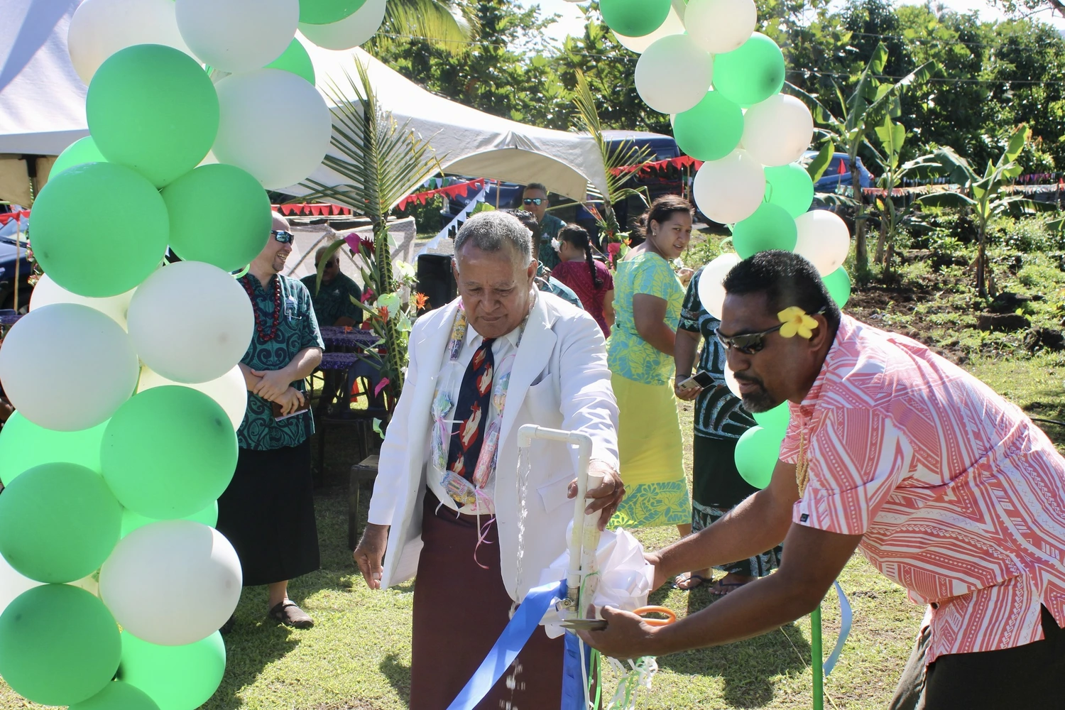 Water projects benefit Savaii villages