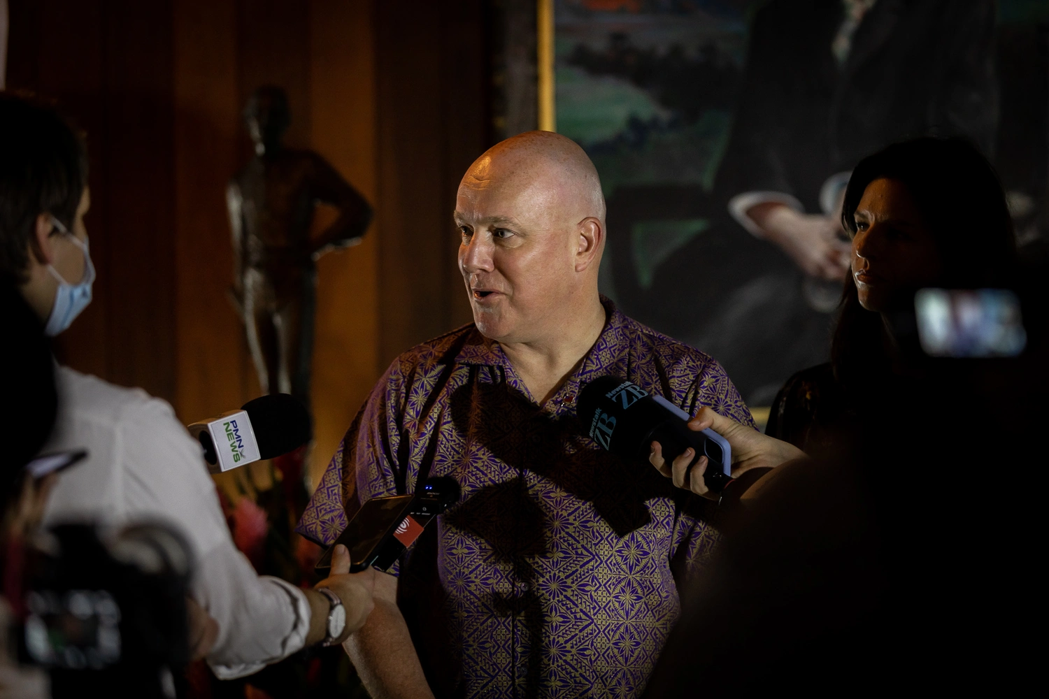 Luxon title nearly called off after overnight tensions