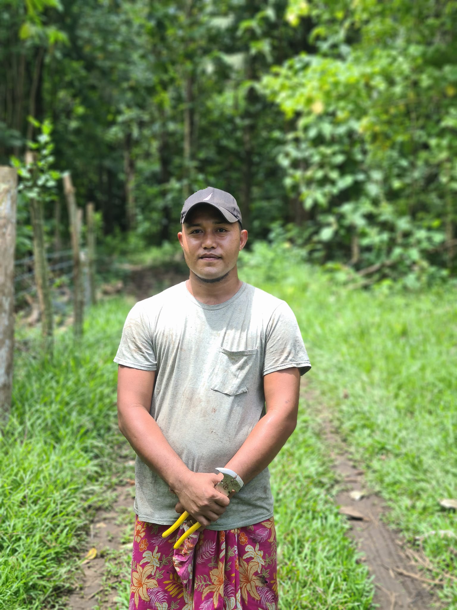 Farmer thankful for project, father's guidance