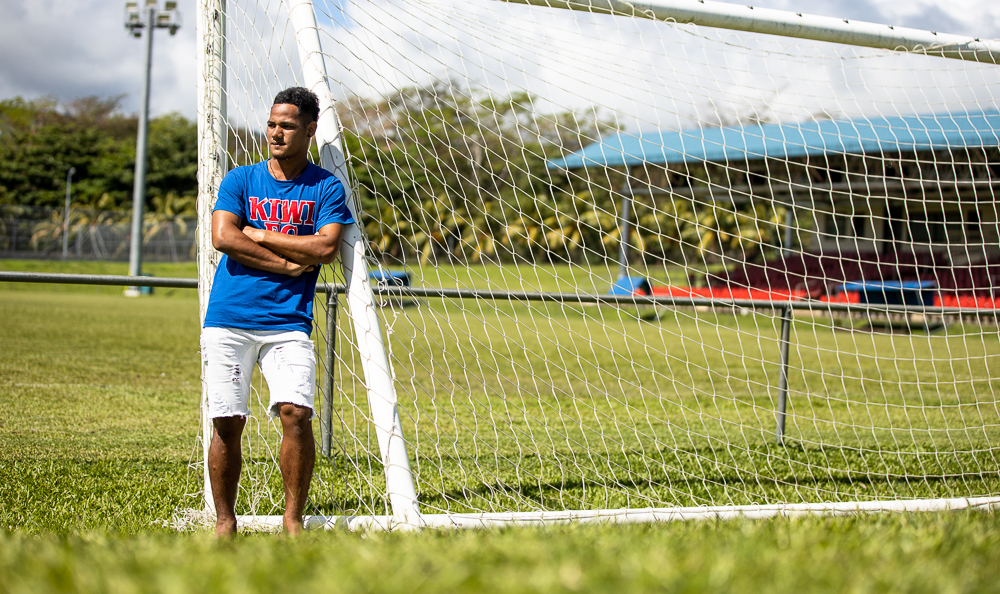 Go to the field and play soccer: Kiwi FC striker