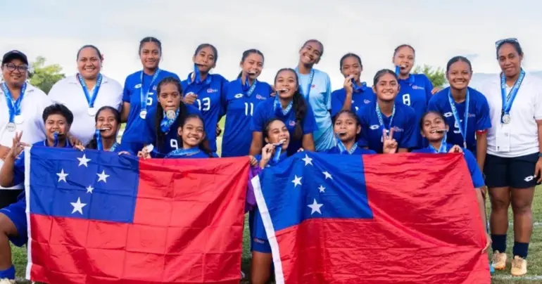 U-15 girls claim silver at OFC tournament