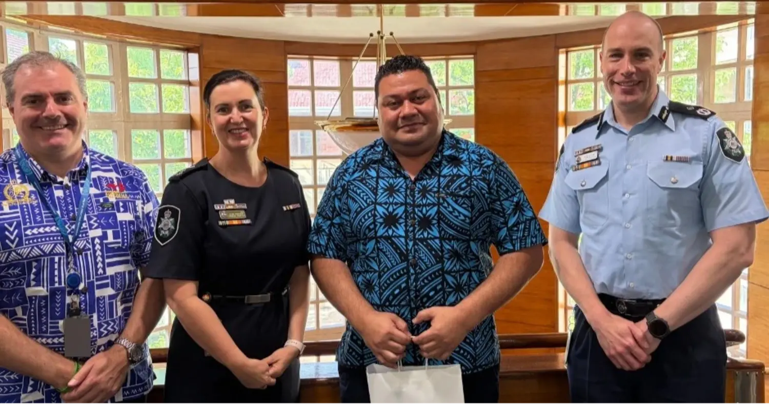 Leiataua tours Australian police facilities