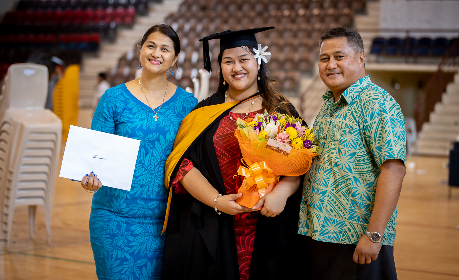 Aspiring entrepreneur a grateful graduate