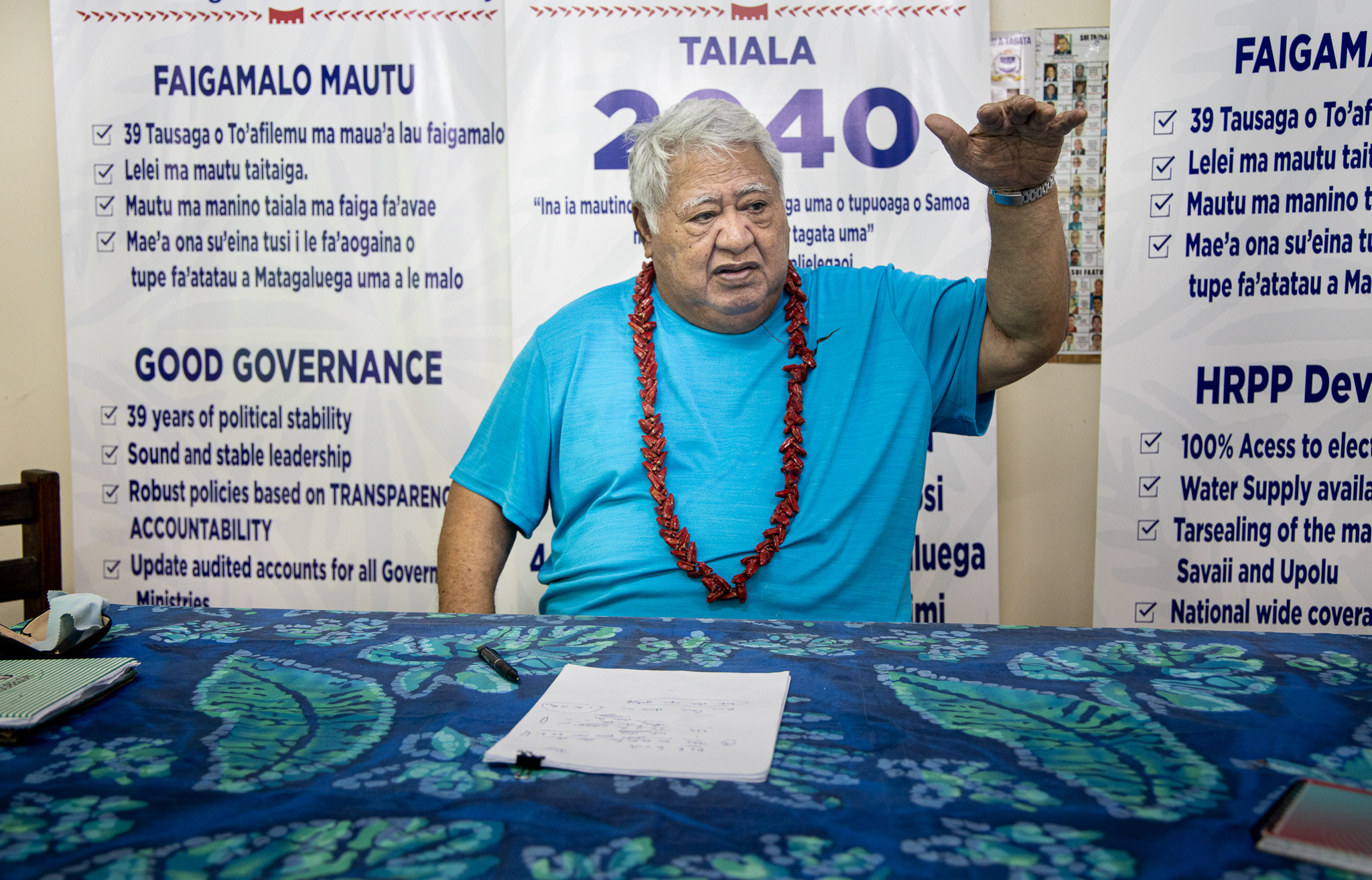 "Appointed by God": Tuilaepa
