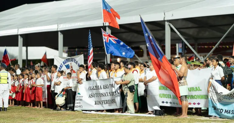 Thousands march in unity: 64th Independence Day celebration