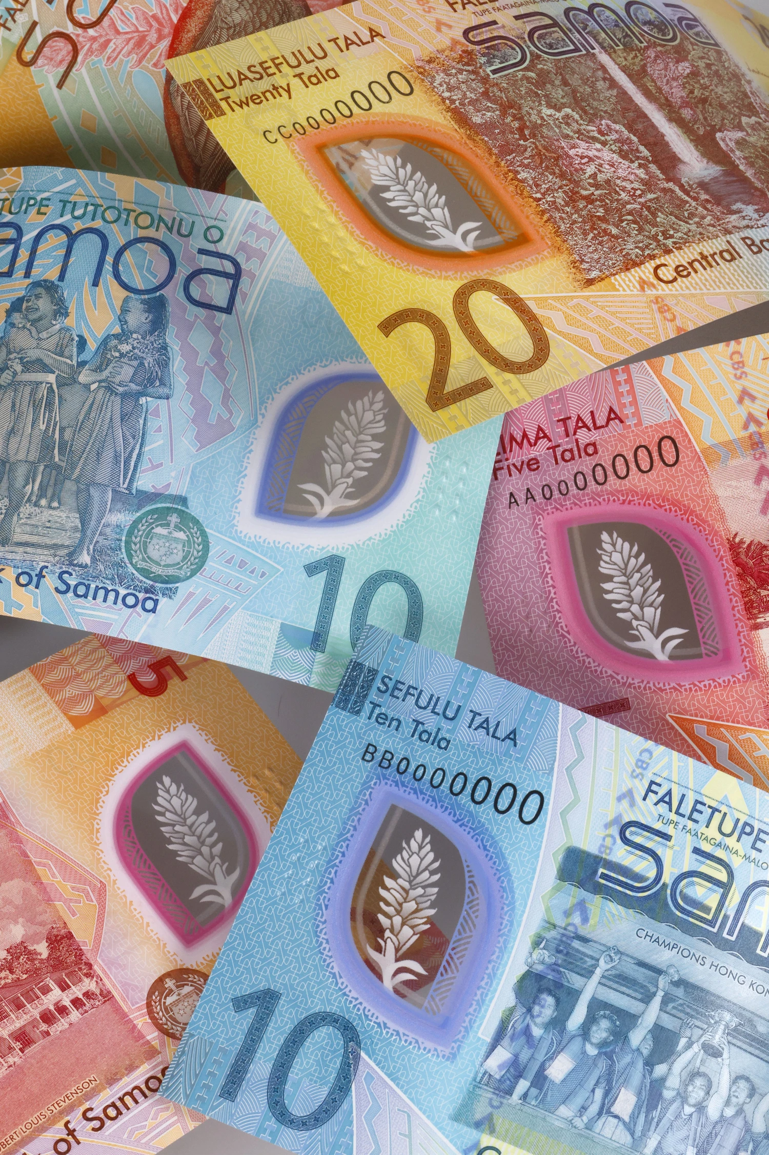New improved bank notes for Samoa
