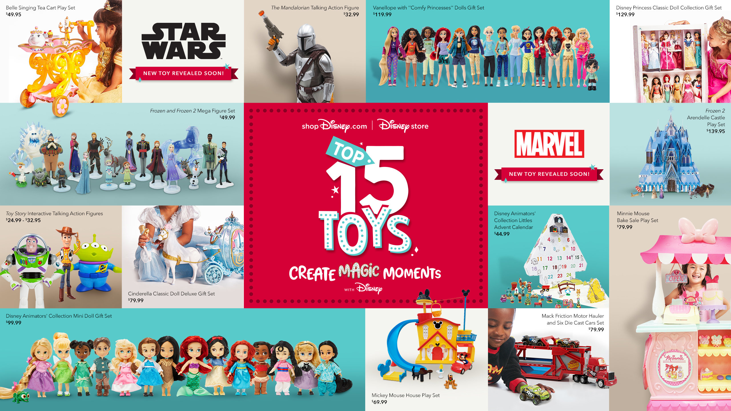 shopDisney.com|Disney Store Unveil the Top 15 Toys for the 2020 Holiday Season