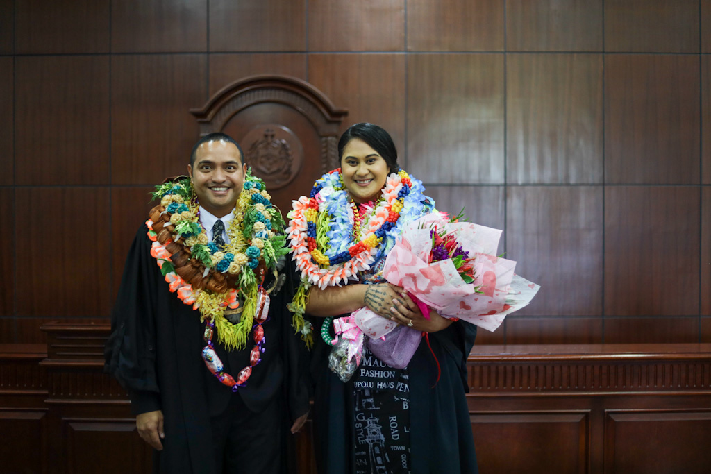 Two new lawyers admitted to bar