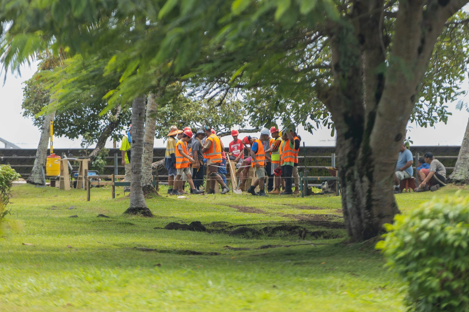 Don Bosco students build fale Samoa for Independence 