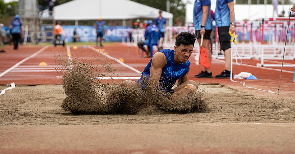 Kelvin Masoe's golden jump breaks Samoan record