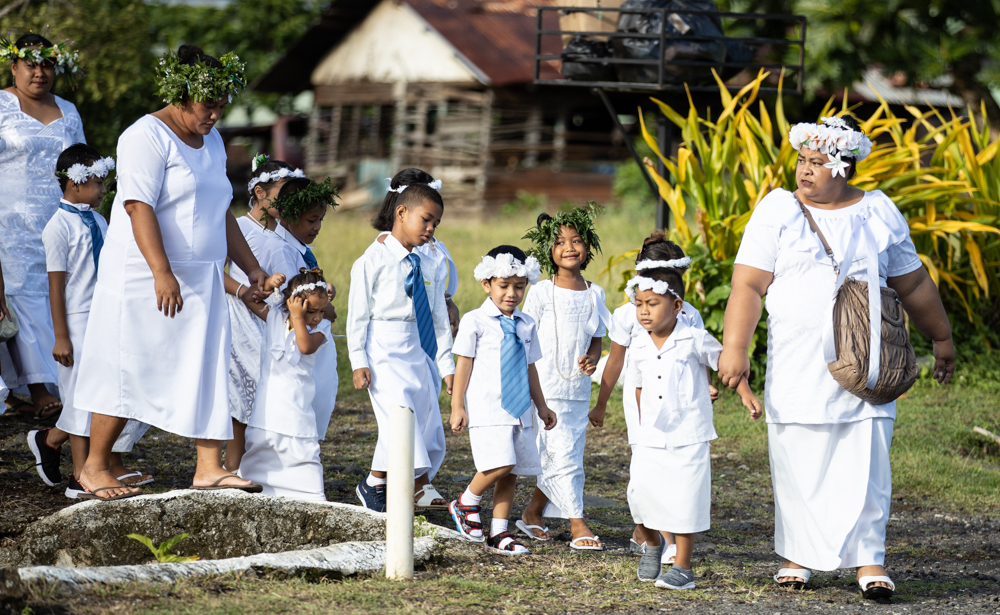 White Sunday unites Methodist and C.C.C.S. at Leusoali'i
