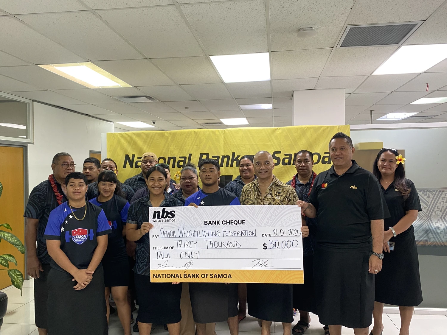 NBS helps out weightlifting's international academy