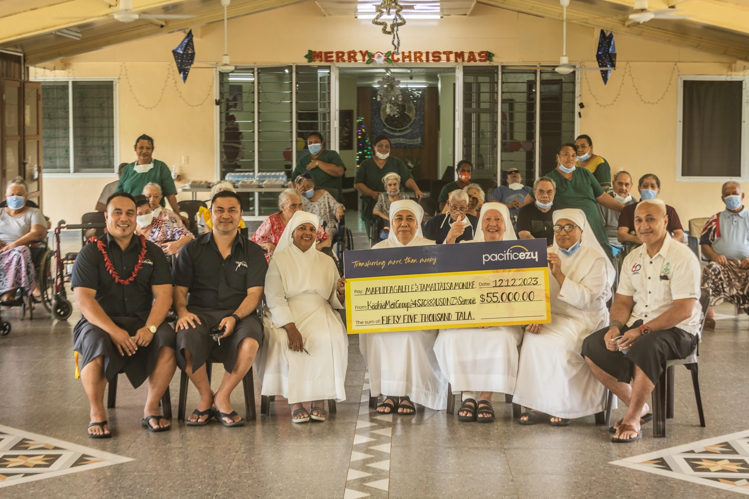$55K for Mapuifagalele and monastery