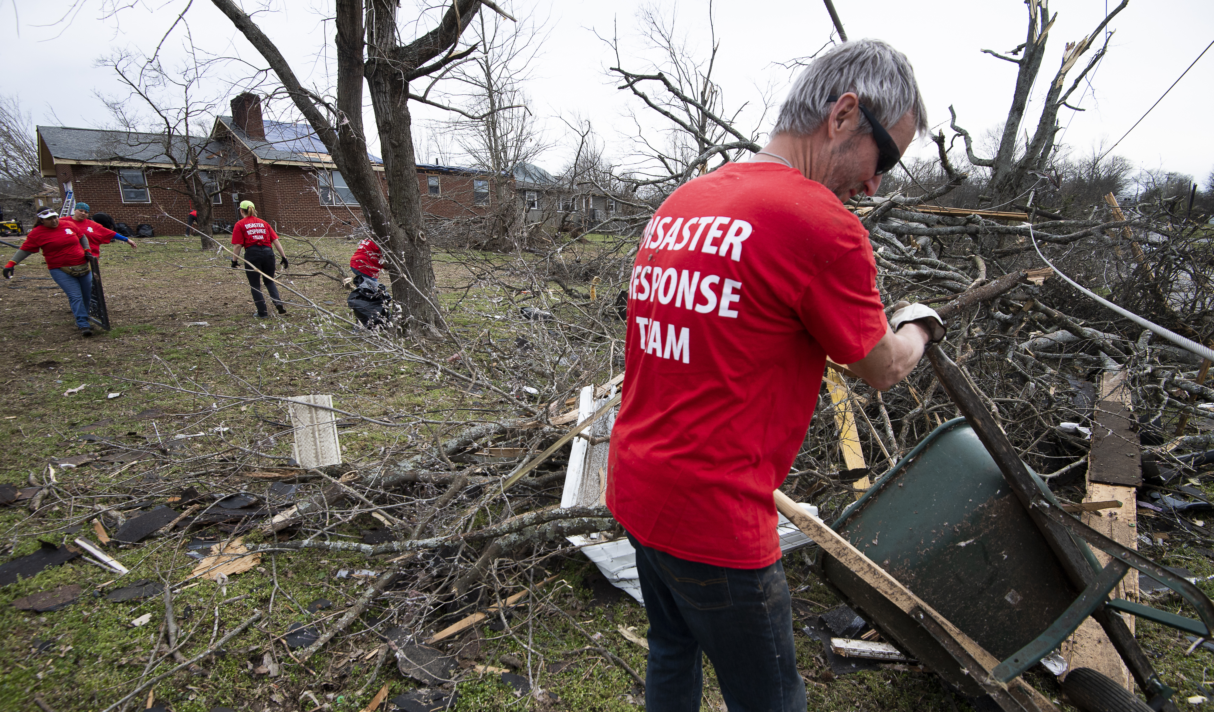 Tornado relief agencies ask volunteers to take a day off