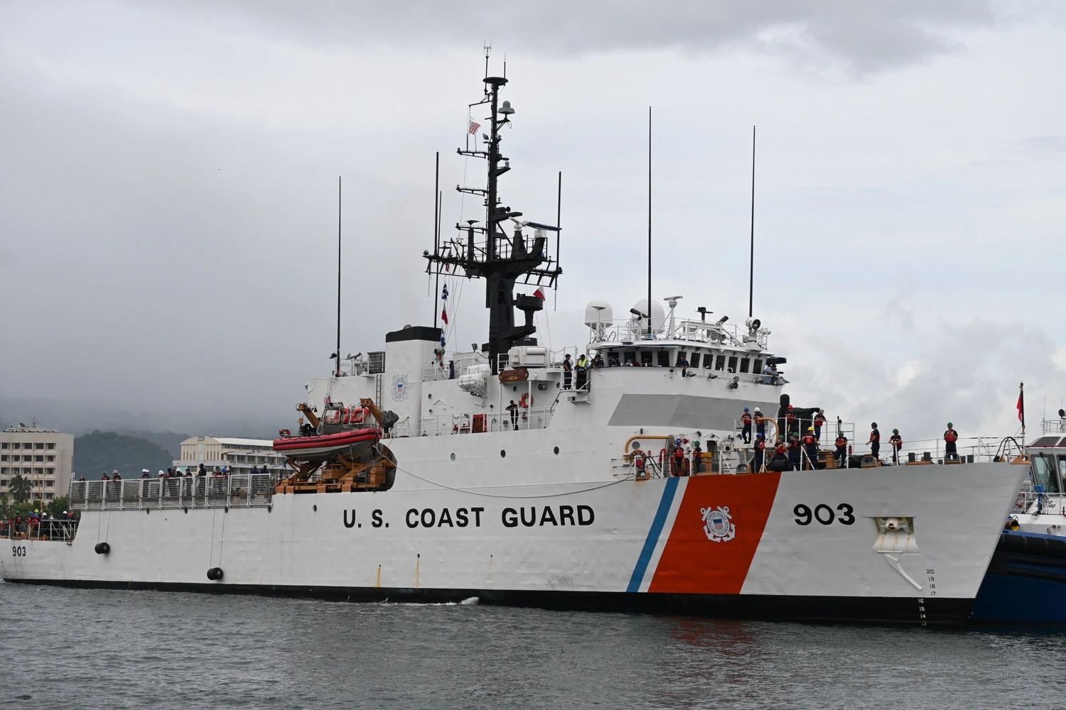 Samoa's sea patrolled by US Navy