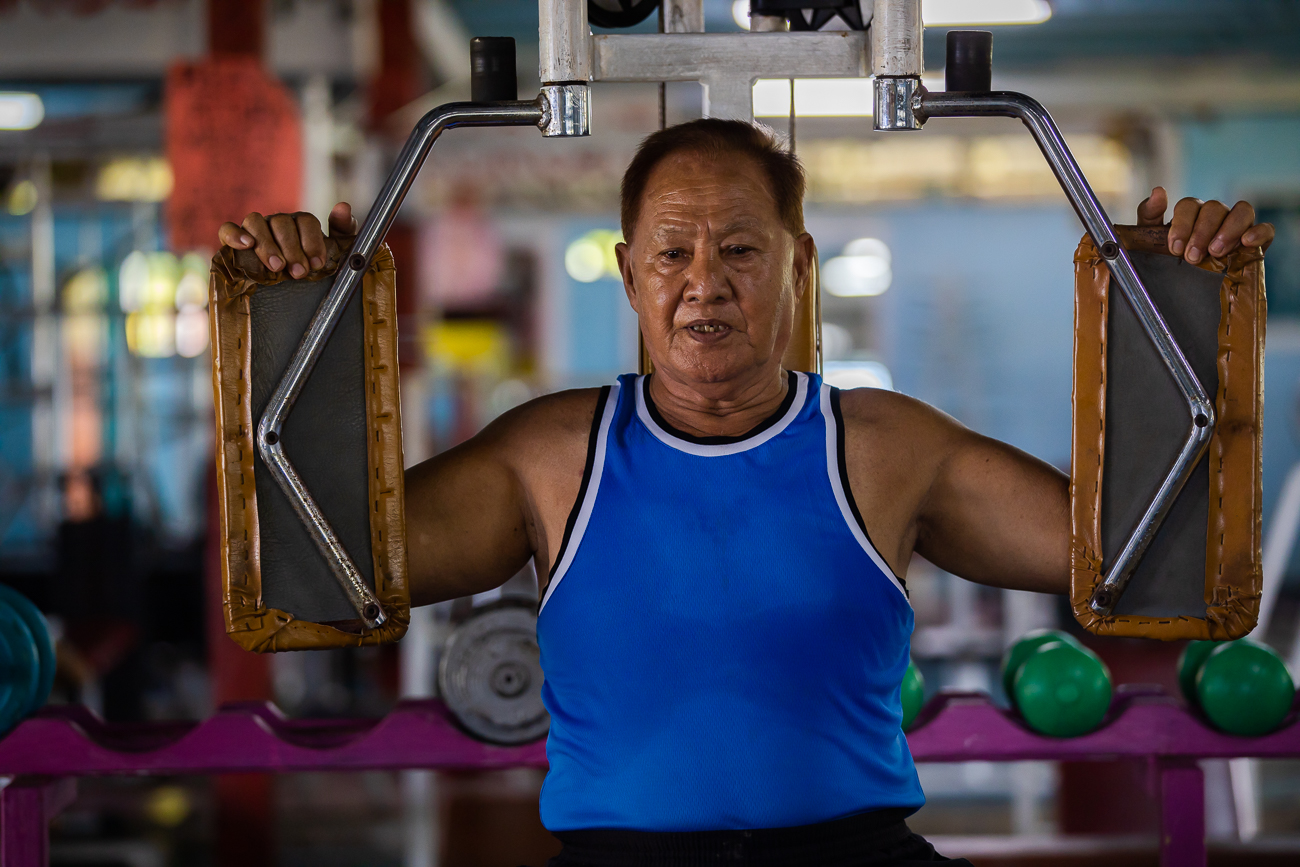 80-year-old celebrates his gym's 40th anniversary