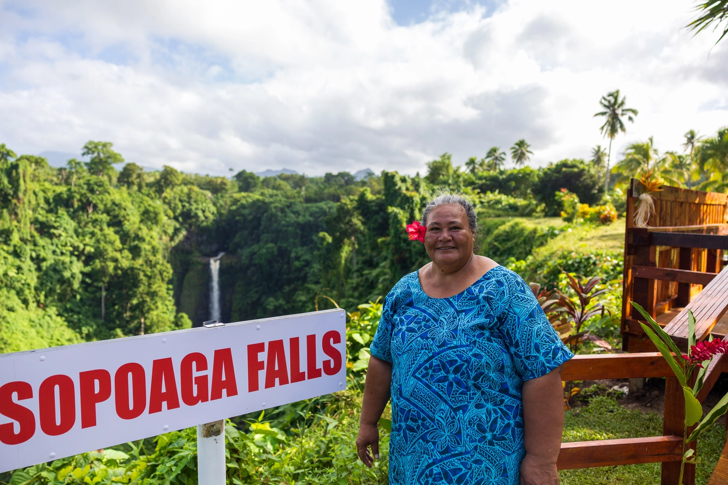 A new lookout for Sopoaga Falls