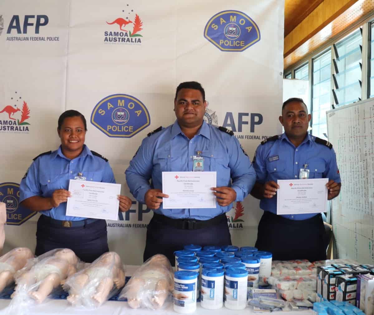 Samoa Observer | Cops undergo first aid training