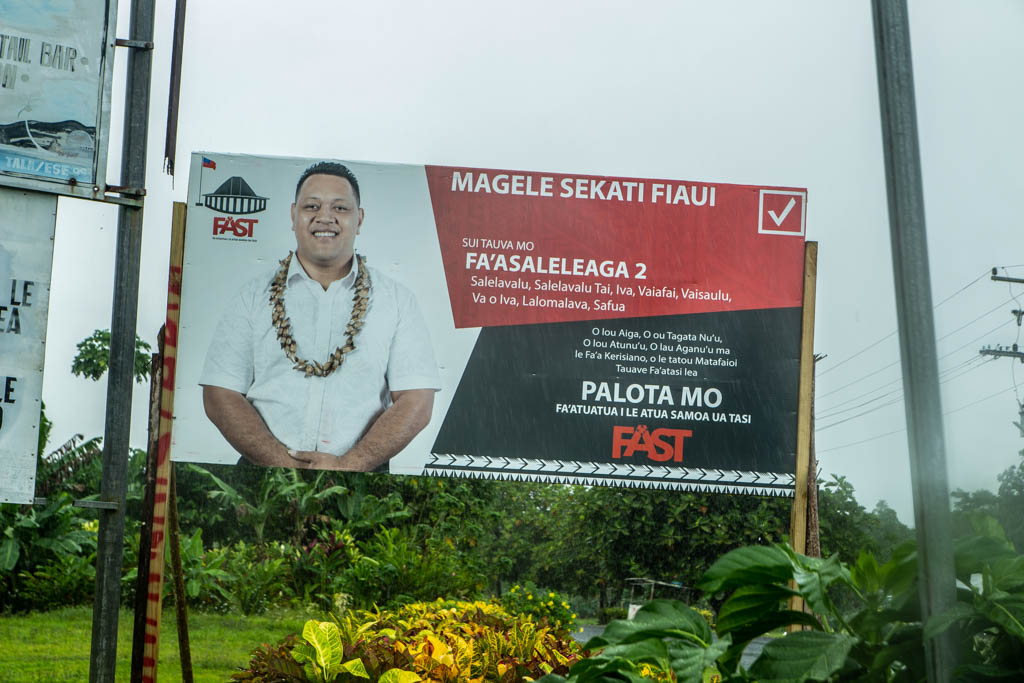 Iva removes political billboard belonging to F.A.S.T. candidate 