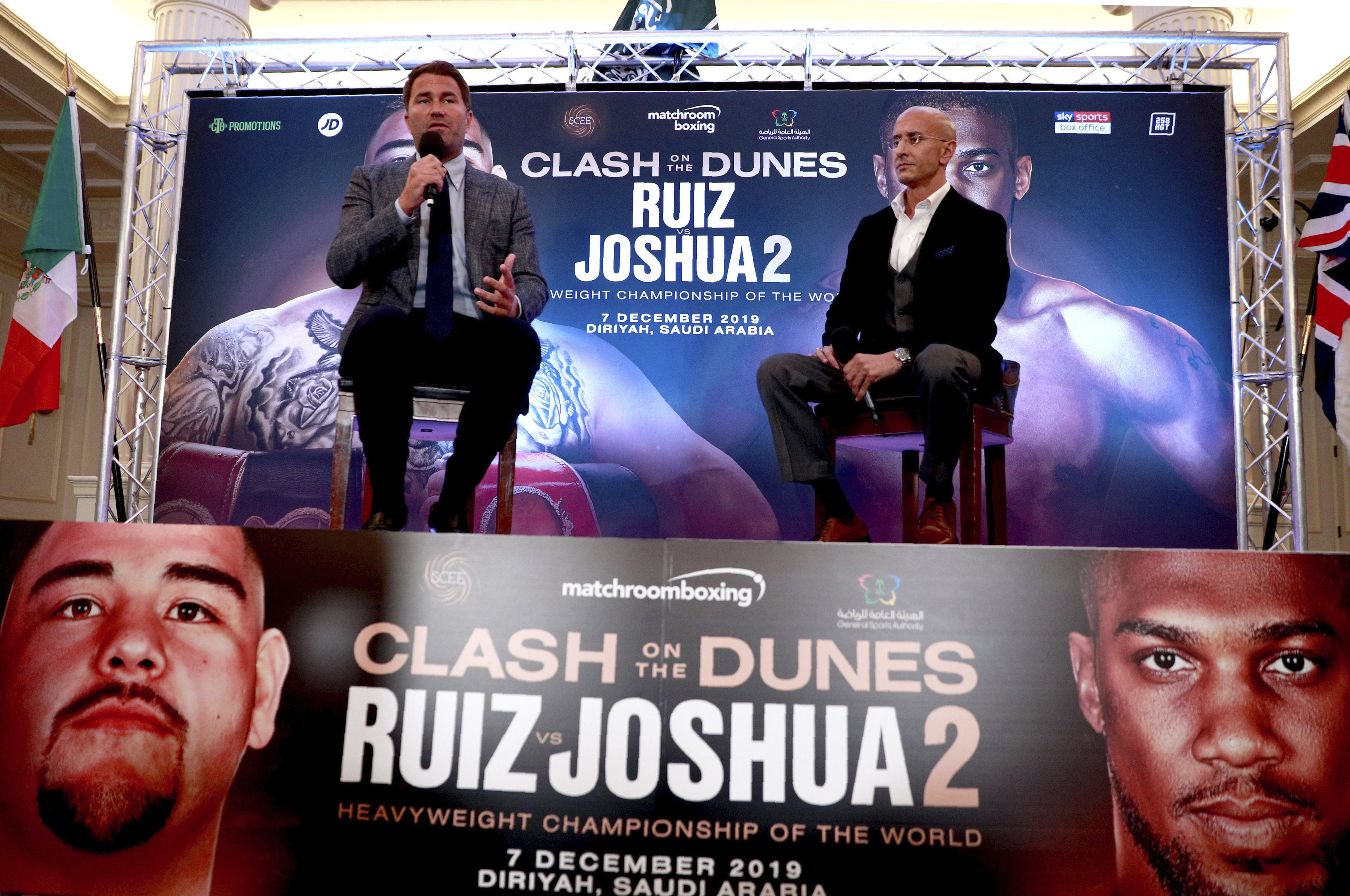 Saudi rights no concern for Anthony Joshua's fight promoter