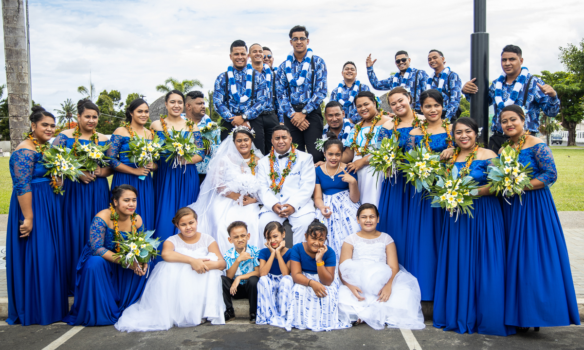 Samoa Observer | Couple ties knot before God and families Samoa Observer | Couple ties knot before God and families