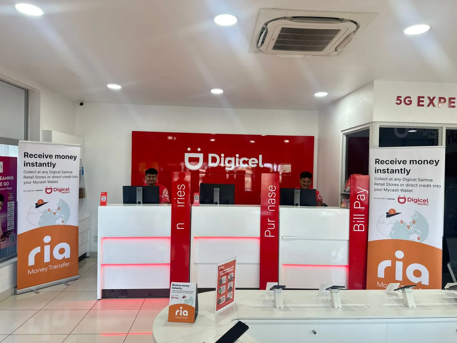 Digicel Samoa teams up with Ria Money Transfer 