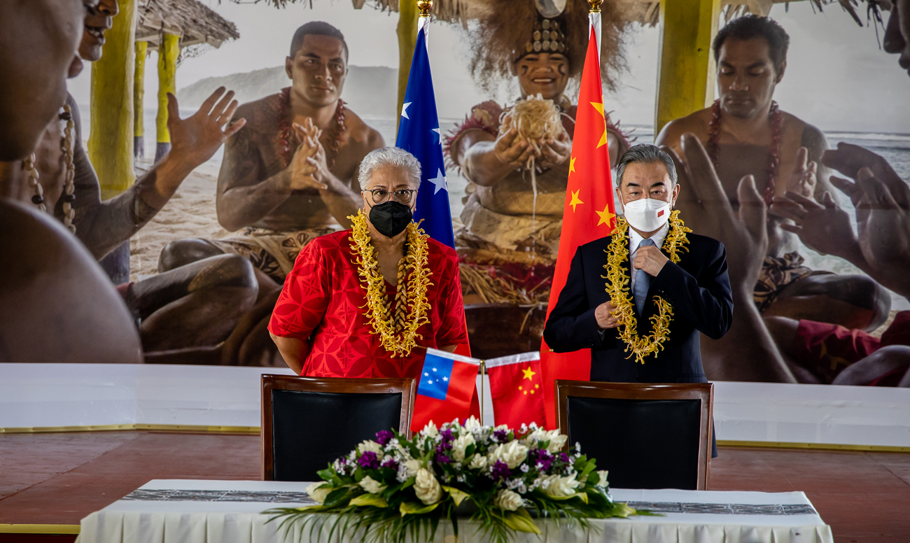 Samoa signs bilateral agreements with China