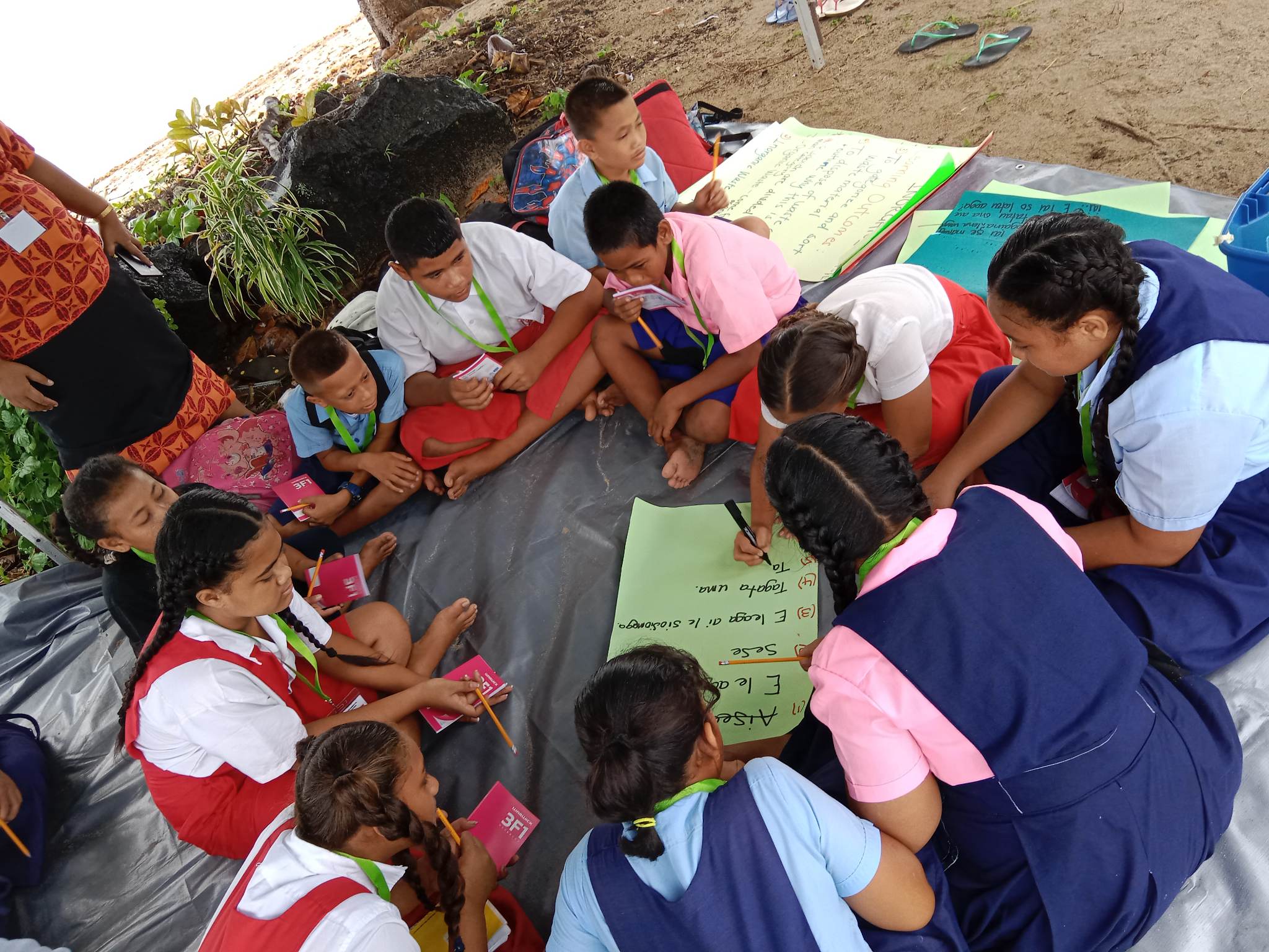Savai'i students connect with nature