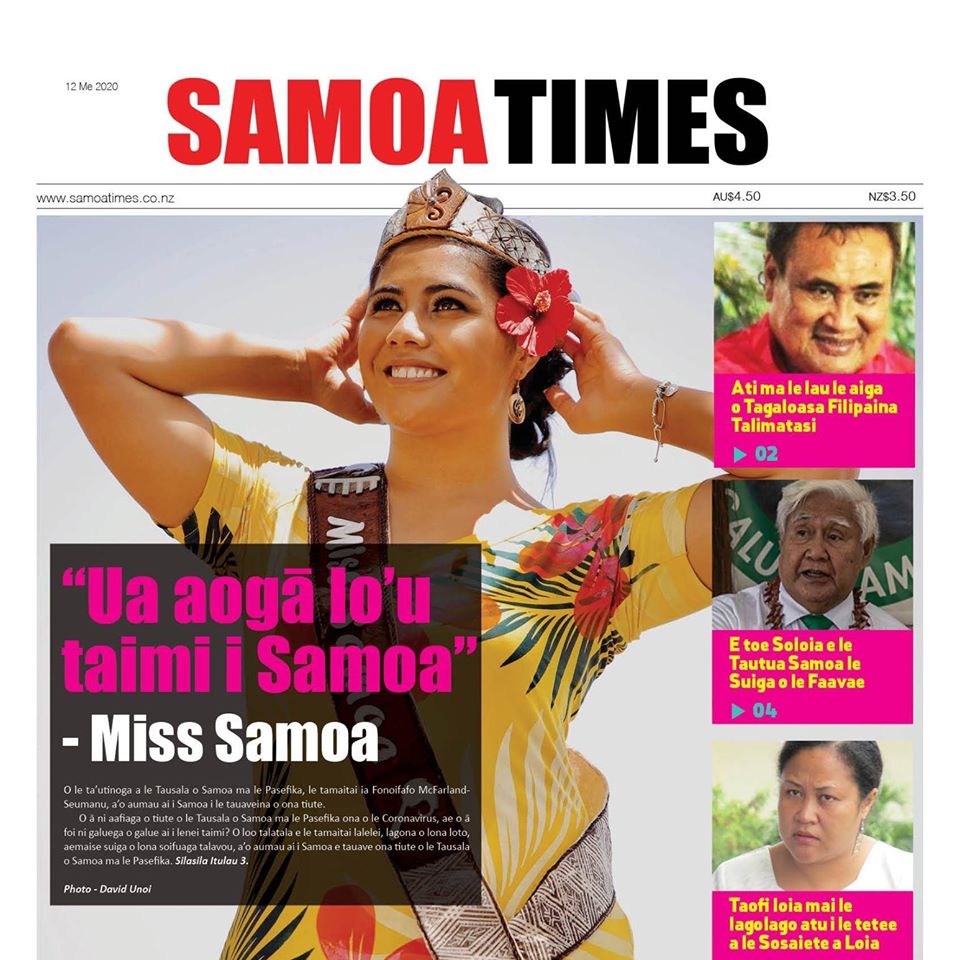 Samoa Times ceased publication, forced by COVID-19